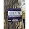 Sunburst Systems Sign No Hunting/Trespass Pre-Drilled Holes 12 in x 12 in Purple 10-Pk 8616 - alternate 2